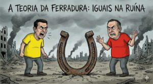 A Simetria da Barbárie: Direita, Esquerda e o Espelho da Ferradura